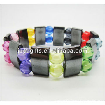 Fashion Magnetic stretch multi pearl beads bracelet